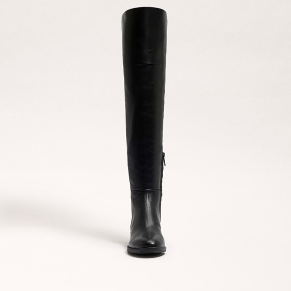 SAM EDELMAN Women’s Pam Black LEATHER Knee-High Boots Shoes Size 6 NEW - Picture 5 of 14